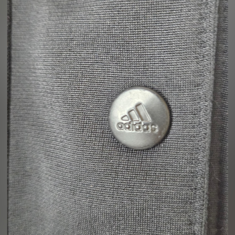 Adidas M 10-12 Kids Black Track Pants with Stripes - Picture 6 of 8